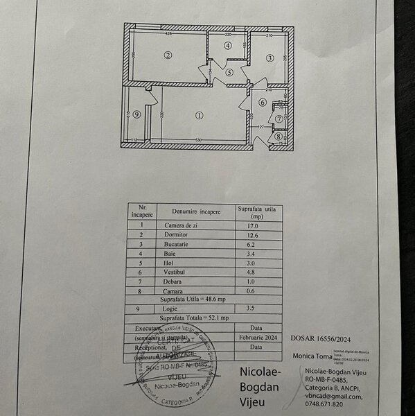 Berceni, Obregia, 52 mp, comision 0%, 86.000 EUR.